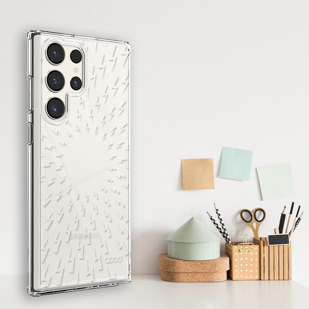 Samsung S26/S25/S24/S23系列 浮雕感轻薄军规防摔手机壳 - 雷电 - 手机壳/手机套 - 其他材质 多色