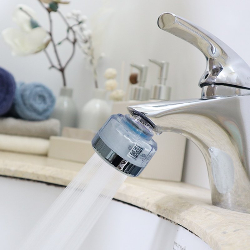 AQUADUO 水龙头过滤器 (连滤芯1件) 洗手盆过滤器 SF-1000SS - 卫浴用品 - 环保材料 透明