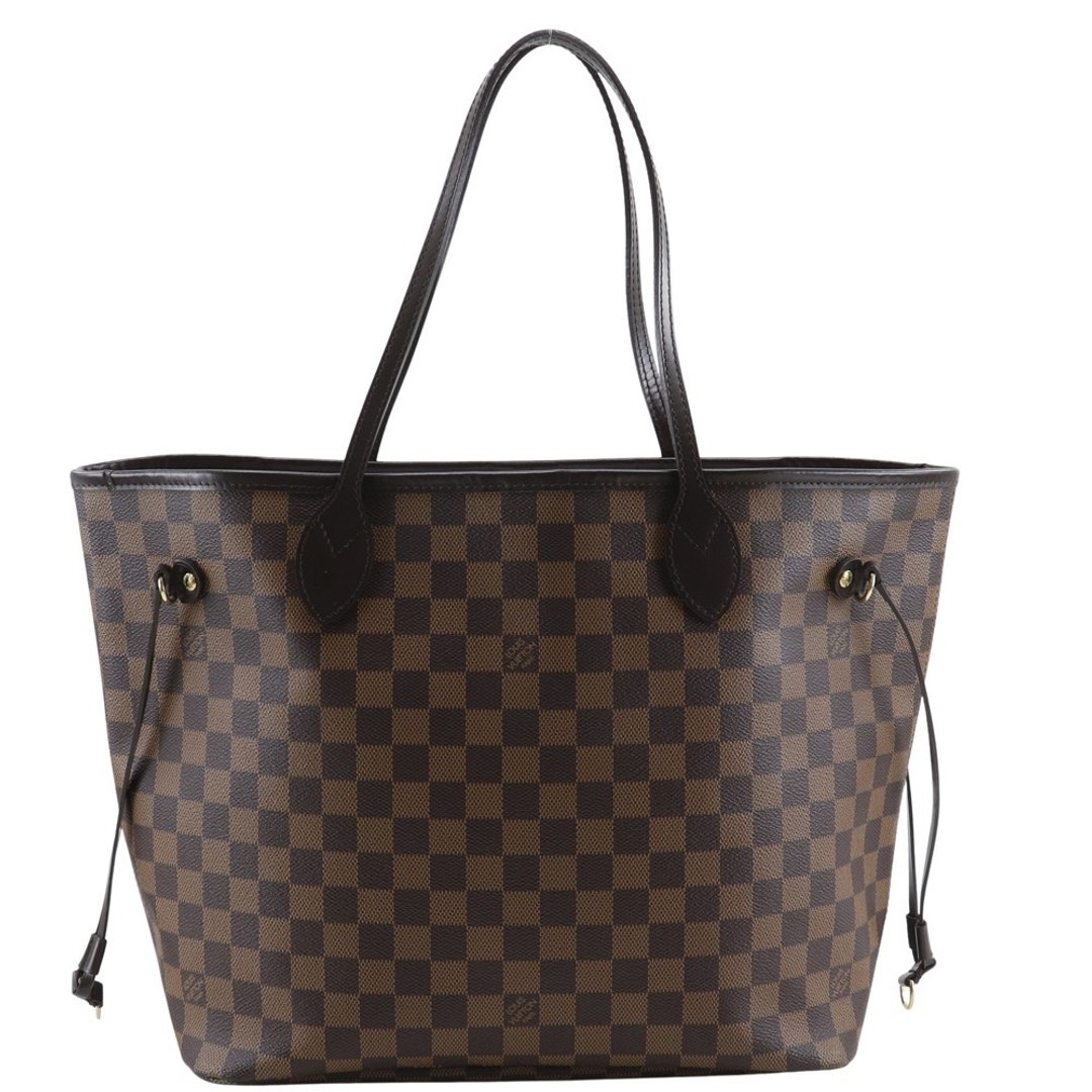 【日本直送】路易威登 LOUIS VUITTON Neverfull MM 托特包 N51105 Damier Ebene 帆布 深棕色 GI2102 女仕【二手】 - 手提包/手提袋 - 人造皮革 咖啡色