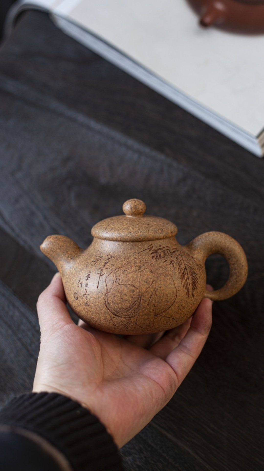 送礼紫砂壶茶壶沁泉 特高温 300cc 原矿特高温黄金段 老味十足  2 - 茶具/茶杯 - 陶 灰色