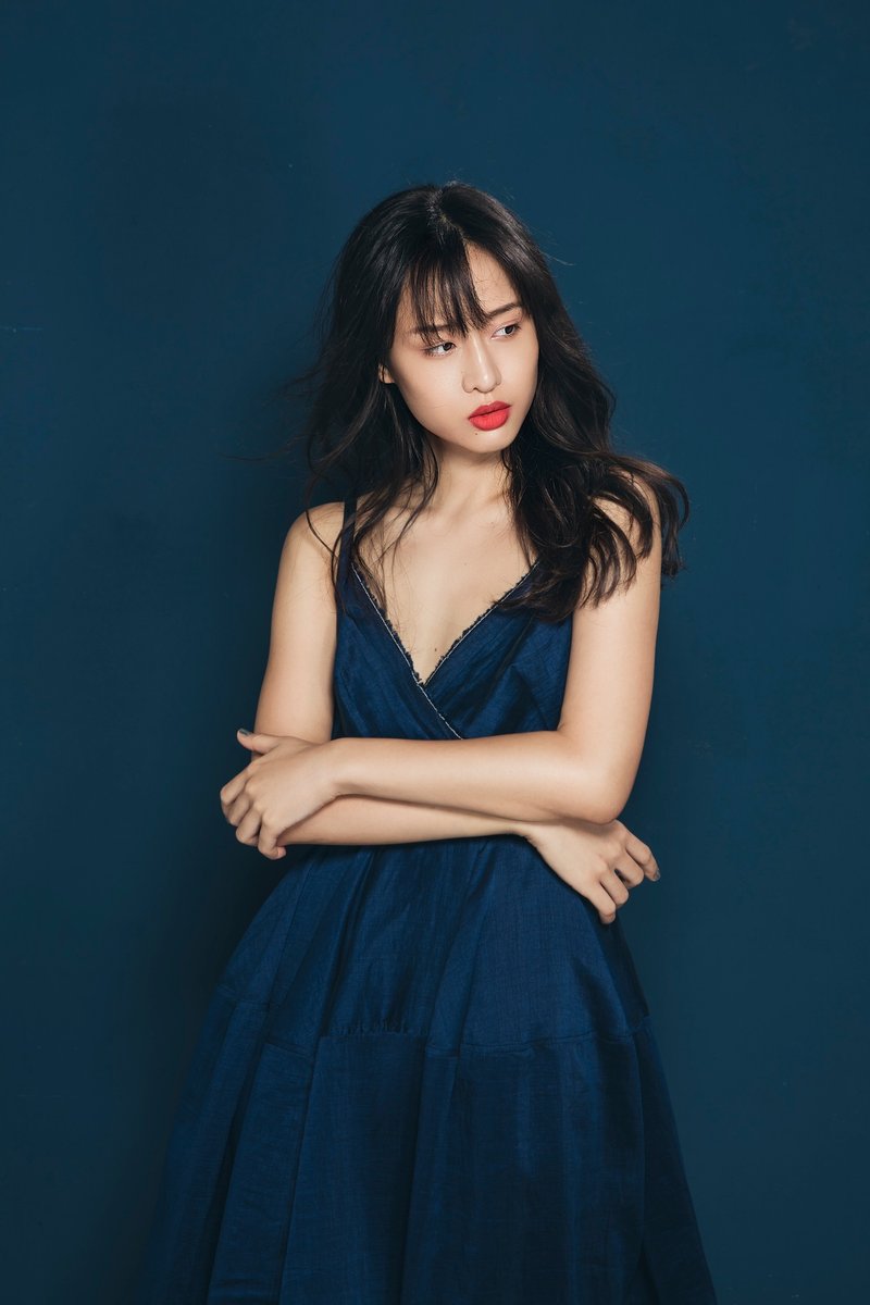 细肩带洋装 - 洋装/连衣裙 - 棉．麻 