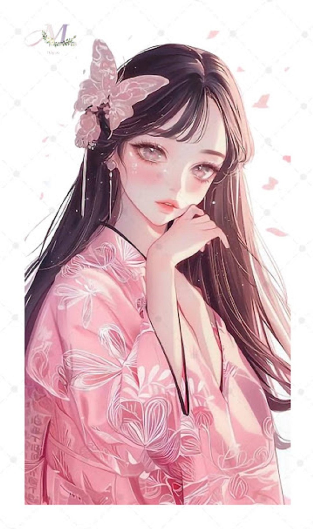 贴纸 original sticker 人物贴纸 原创贴纸 少女贴纸 装饰贴纸 - 贴纸 - 纸 蓝色