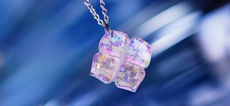 Four-leaf clover of happiness ~ Tokimeki ~ - 项链 - 其他金属 
