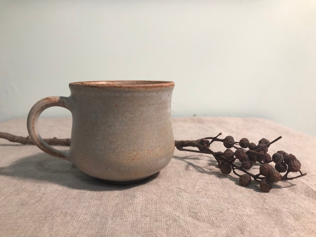 斑驳璞白咖啡杯 - 咖啡杯/马克杯 - 陶 白色