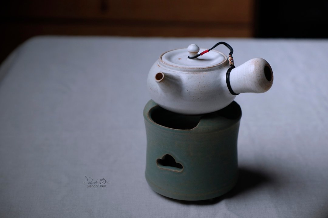 春郎陶-古典绿温茶炉 - 茶具/茶杯 - 陶 