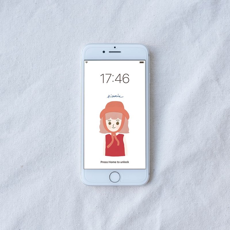 客制化手机桌布 | 人像 宠物 似颜绘 - 电脑手机桌布/贴图/App 图示 - 其他材质 