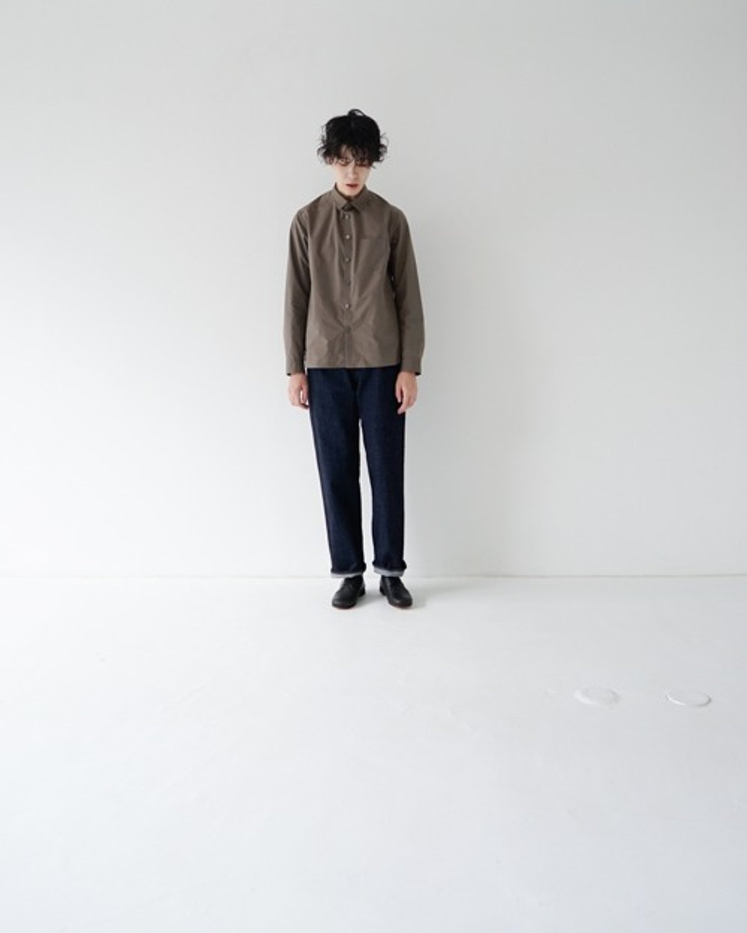 埃及棉吉萨棉衬衫 / giza88cotton / standard shirt / dusty olive - 女装上衣 - 棉 