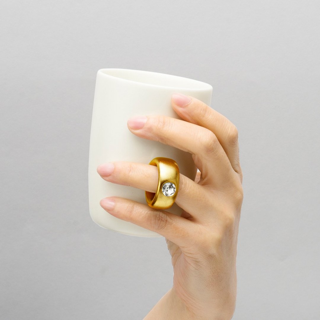 Ring Cup - 咖啡杯/马克杯 - 瓷 