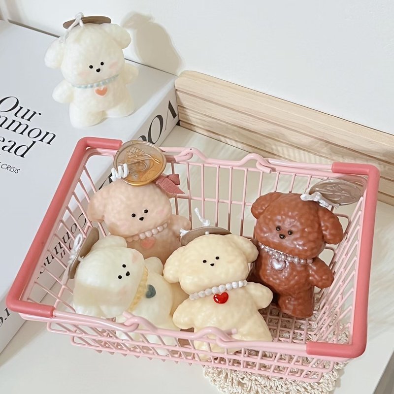 【Miss Luna 露娜小姐】贵宾狗香氛蜡烛 100%天然大豆蜡 - 蜡烛/烛台 - 蜡 多色