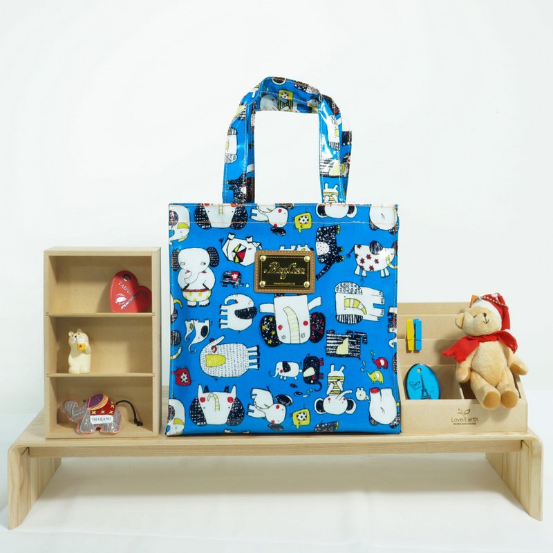 绘本象象防水提袋-湛蓝 - 手提包/手提袋 - 防水材质 蓝色