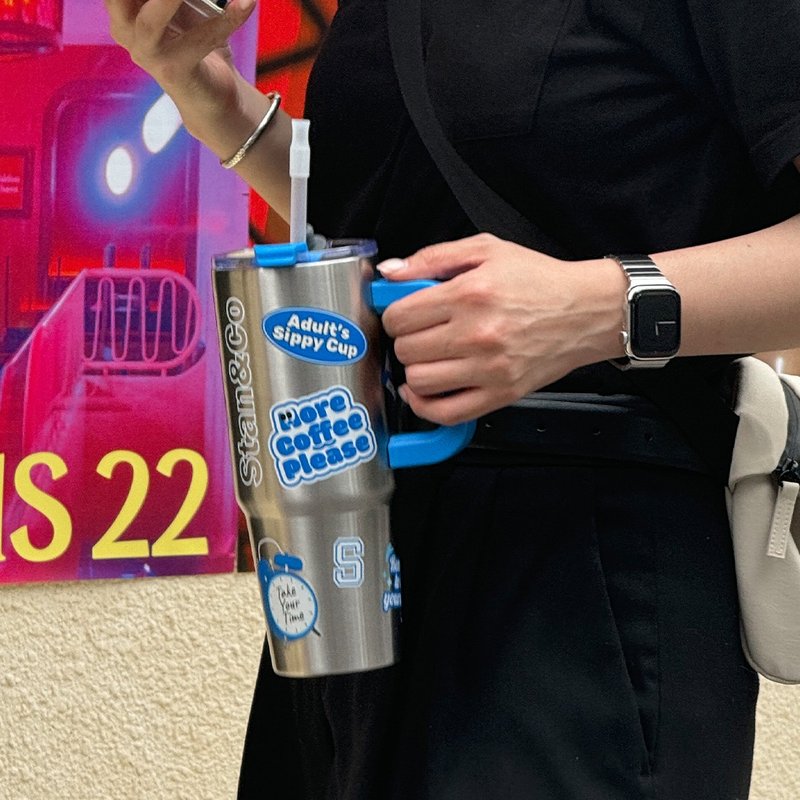 Stan&Co 不锈钢吸管保温杯900ml 保冷杯 大容量随手杯 环保杯 - 保温瓶/保温杯 - 不锈钢 