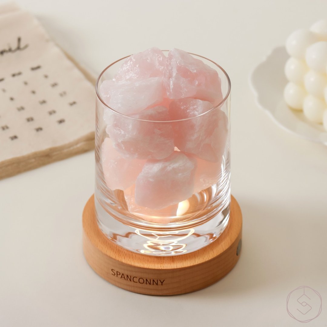 魅力人缘 | 粉水晶 | 水晶气氛灯 - 摆饰 - 水晶 粉红色