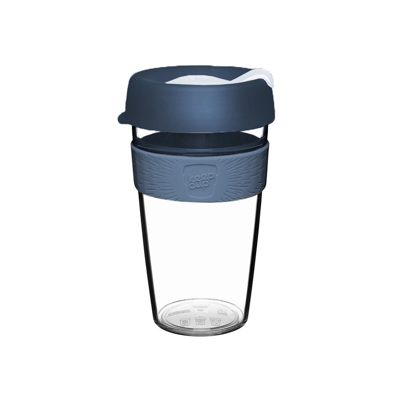澳洲 KeepCup 轻漾 随身杯/咖啡杯/环保杯/外带杯 L - 灰蓝调 - 咖啡杯/马克杯 - 塑料 蓝色