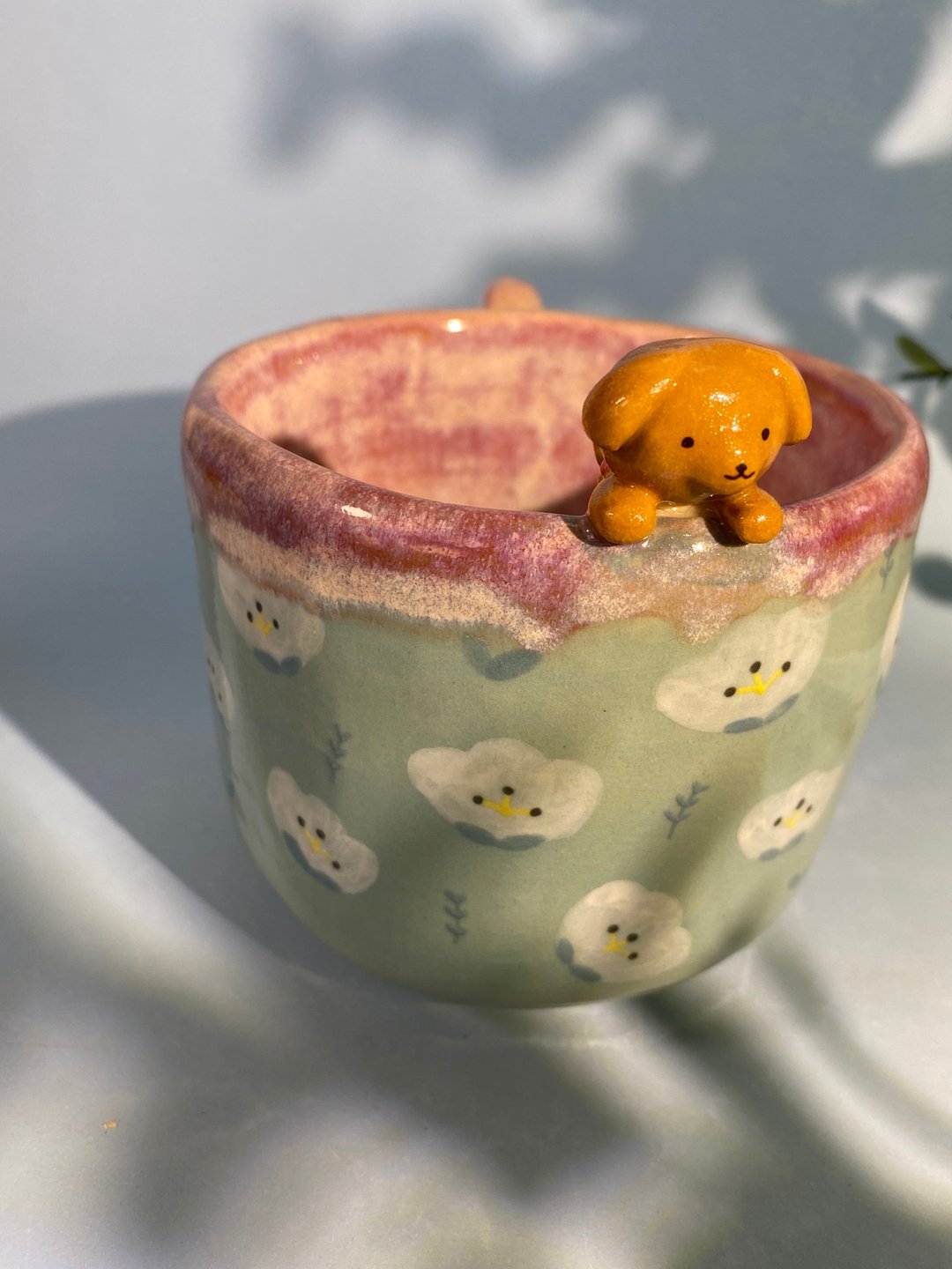 手工陶瓷杯 - 咖啡杯/马克杯 - 陶 蓝色