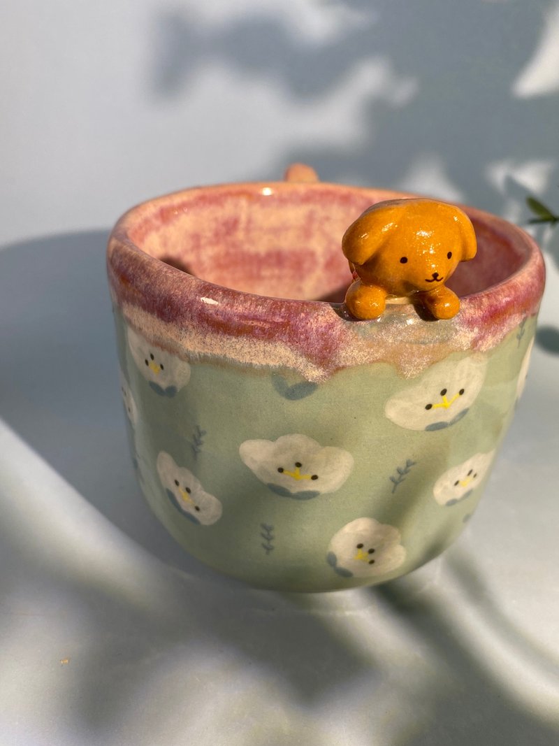 手工陶瓷杯 - 咖啡杯/马克杯 - 陶 蓝色