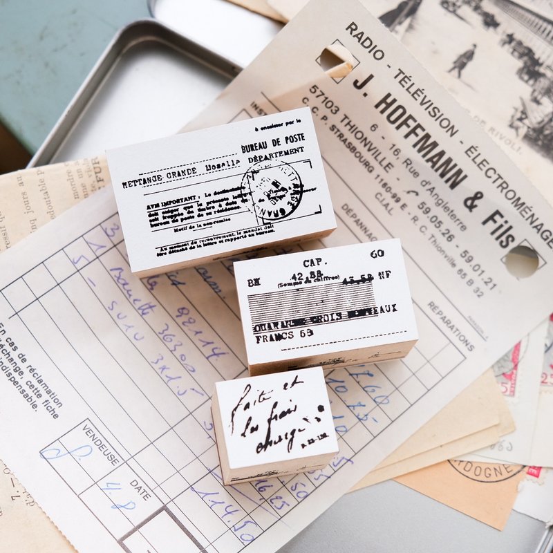 文书印章 - 印章/印台 - 木头 白色