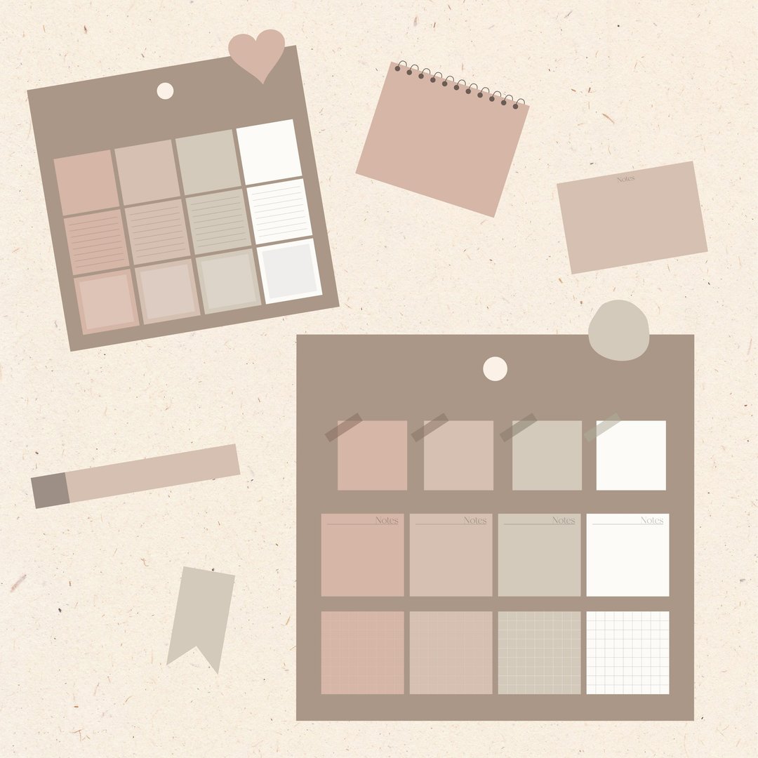 96 Digital Sticky Notes - Digital Planner Stickers for GoodNotes - 电脑手机桌布/贴图/App 图示 - 其他材质 