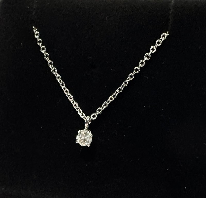 Peninsula 天然钻石套链 F/VS1 0.16ct【仁爱精品店/美丽华专柜】 - 项链 - 钻石 白色