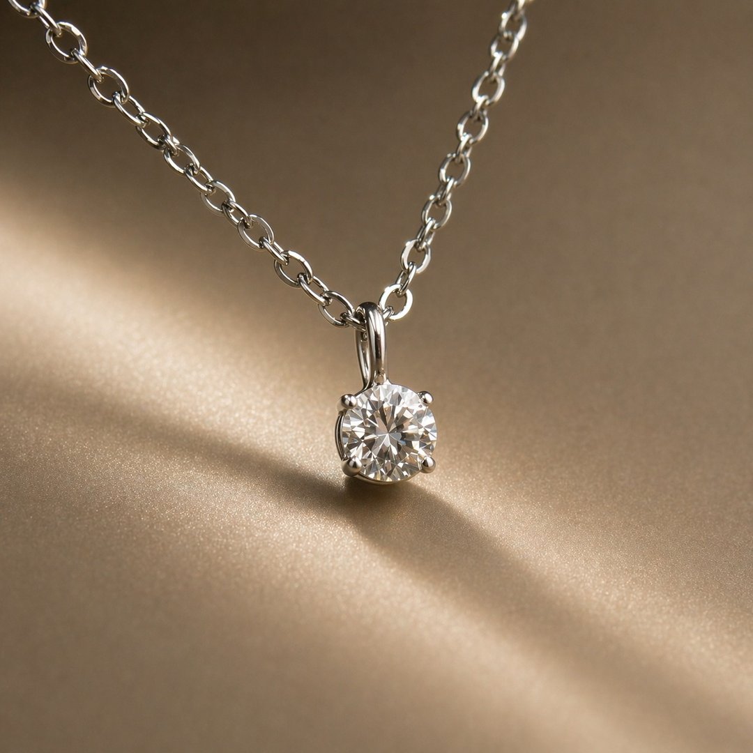 Peninsula 天然钻石套链 F/VS1 0.16ct【仁爱精品店/美丽华专柜】 - 项链 - 钻石 白色