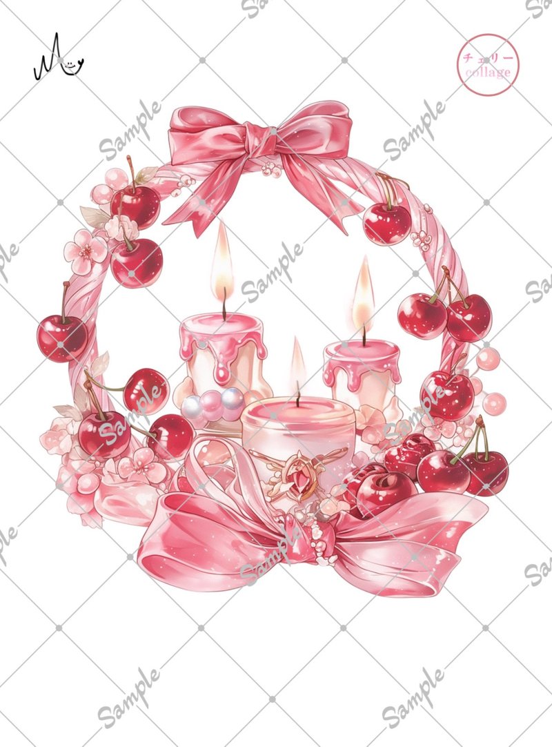 原创装饰贴纸 樱桃系列 限时优惠至5月10日 - 贴纸 - 纸 