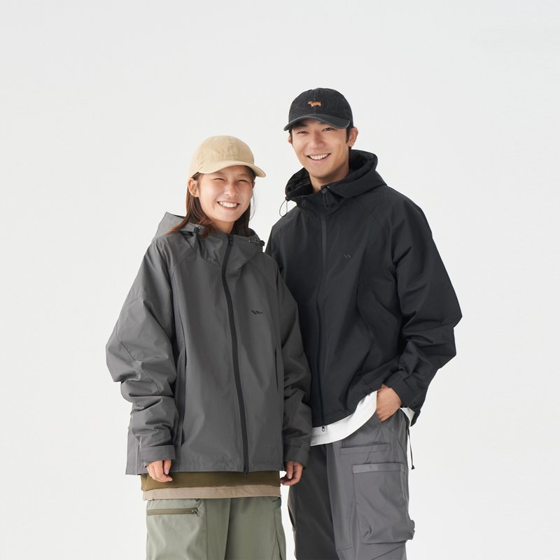 TopBasics Adventure 系列三口袋机能外套 - 男装外套 - 聚酯纤维 灰色