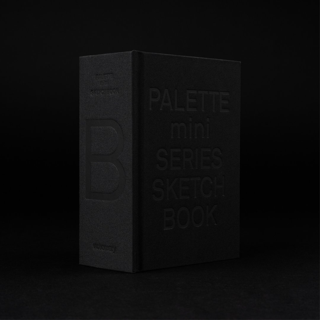 viction:ary PALETTE mini Series Sketchbook - 黑色 - 笔记本/手帐 - 纸 黑色