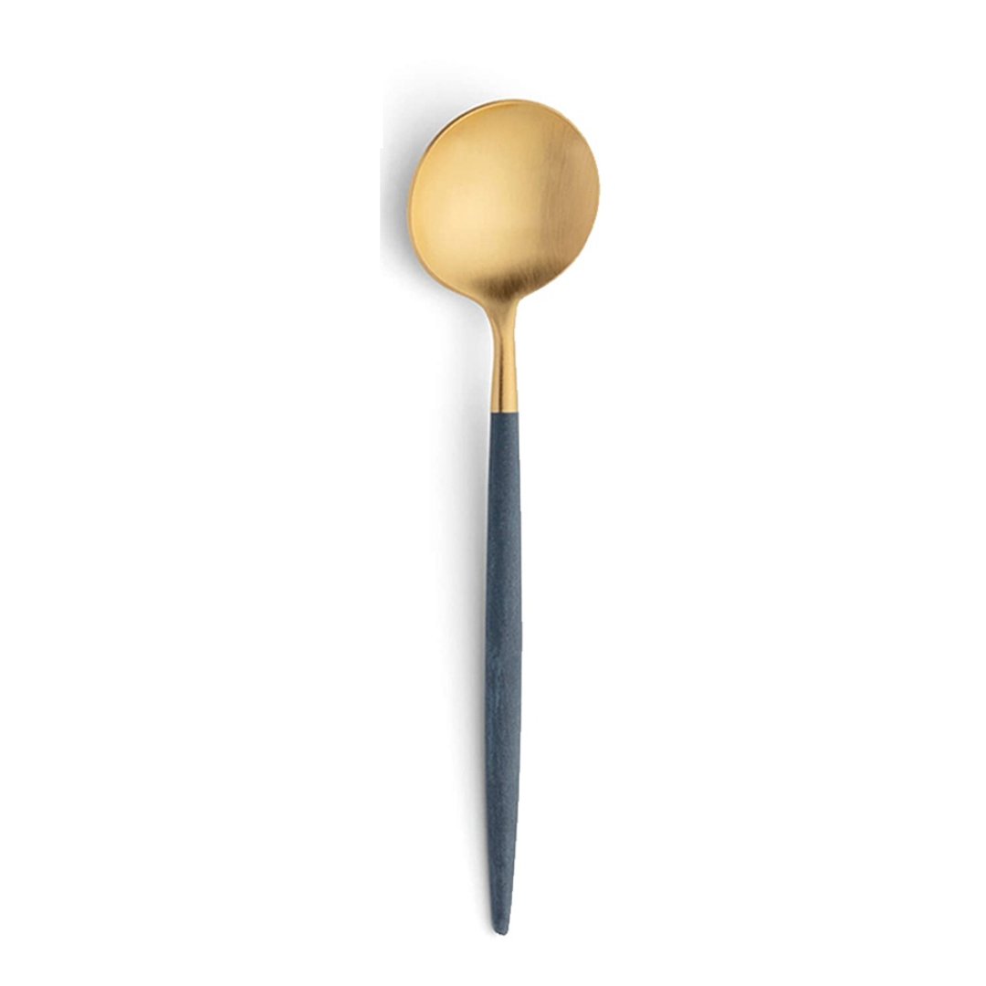 葡萄牙 Cutipol  GOA  蓝金 21CM 主餐匙 - 餐刀/叉/匙组合 - 不锈钢 蓝色