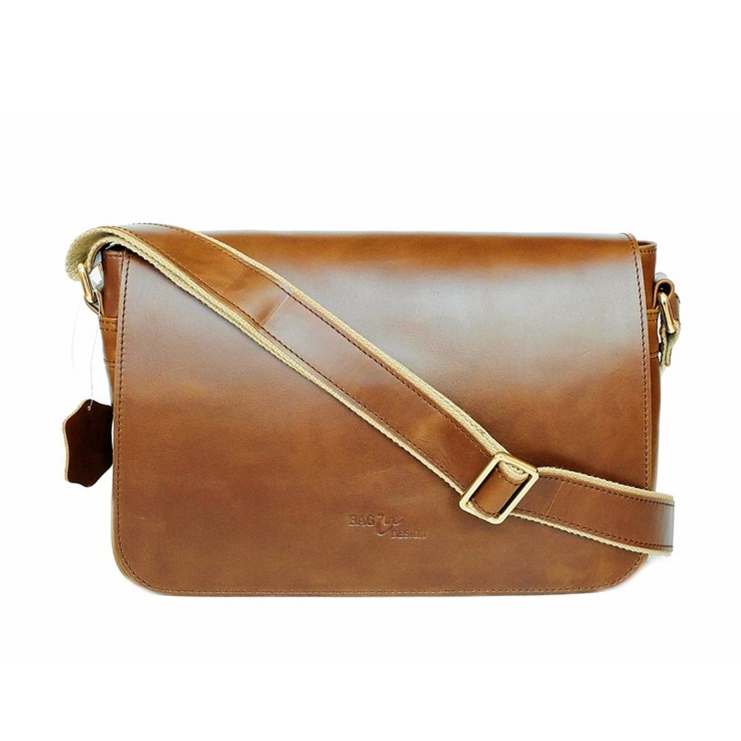Men Satchel Bag Genuine pull UP  - 侧背包/斜挎包 - 真皮 