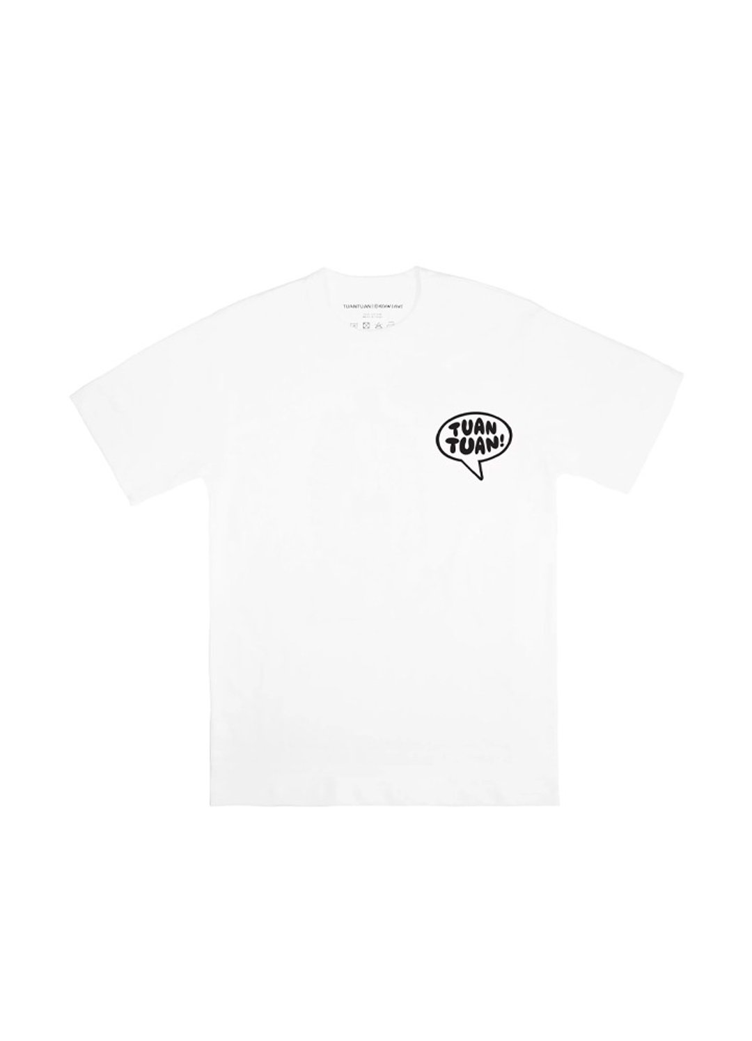 团团 x Kevin Lyons 小怪兽国际联名棉质T-shirt - 女装 T 恤 - 棉 白色