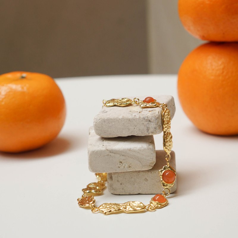 Orange Peel Chocker - 项链 - 半宝石 银色