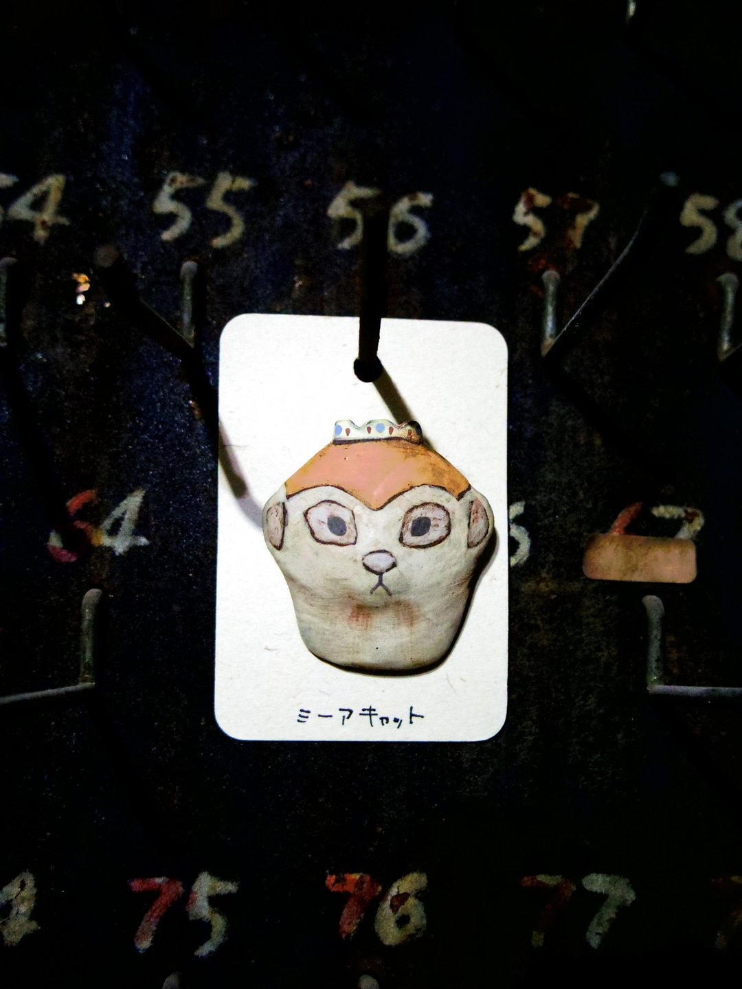 Brooch of Meerkat - 胸针 - 陶 咖啡色