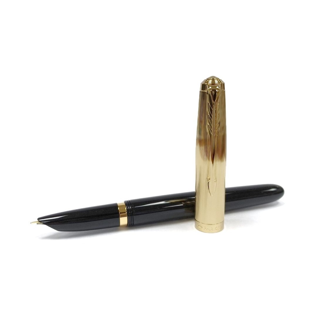PARKER 51复刻版 18k尖钢笔 黑杆 - 钢笔 - 其他金属 黑色
