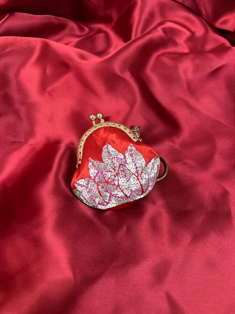 二手裙褂 迷你口金包 莲花 - 零钱包 - 其他材质 多色