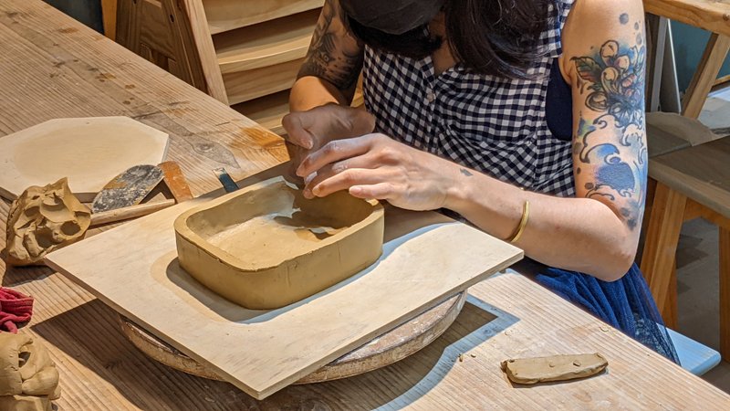 个性陶盘体验 含上釉及烧窑费用 宜兰中兴园区【1人成团】 - 陶艺 - 陶 