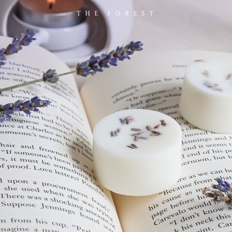 愈森林薰衣草手工香氛蜡块4入组 - 蜡烛/烛台 - 蜡 紫色