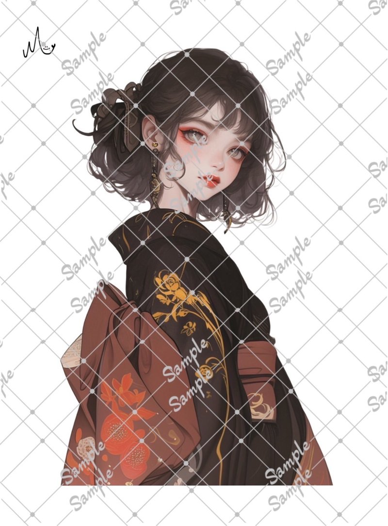 原创人物贴纸 - 贴纸 - 纸 