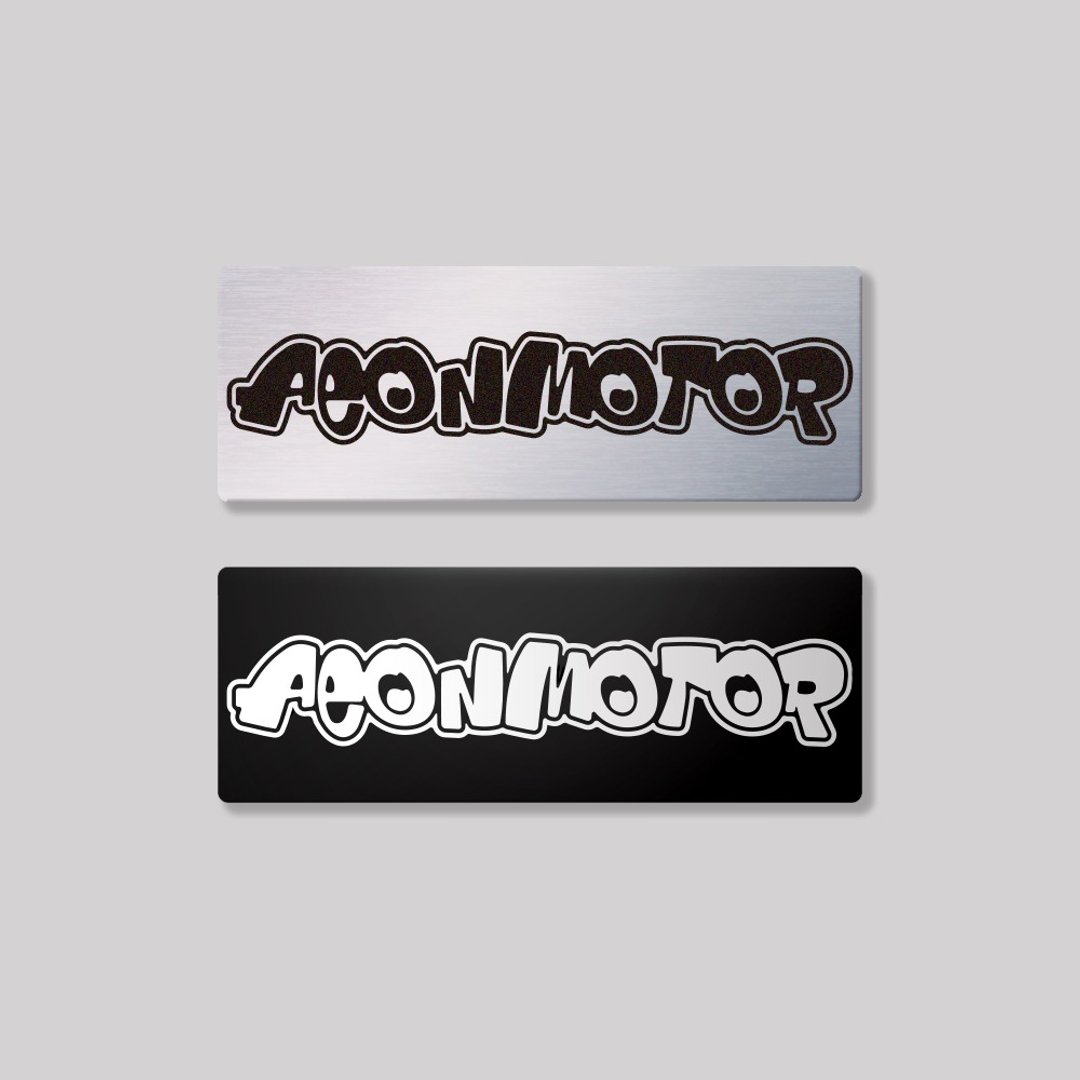 AEONMOTOR/HHP/铝牌饰贴 SunBrother孙氏兄弟 - 贴纸 - 铝合金 