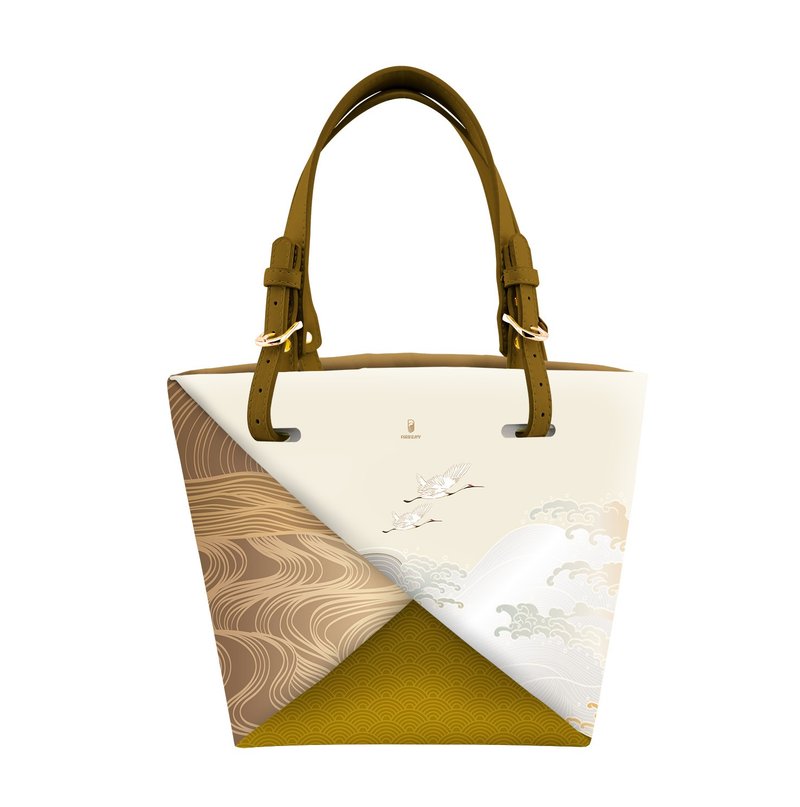 纯素皮革 OriTote S 手提袋-日本 - 云鹤 - 手提包/手提袋 - 其他材质 