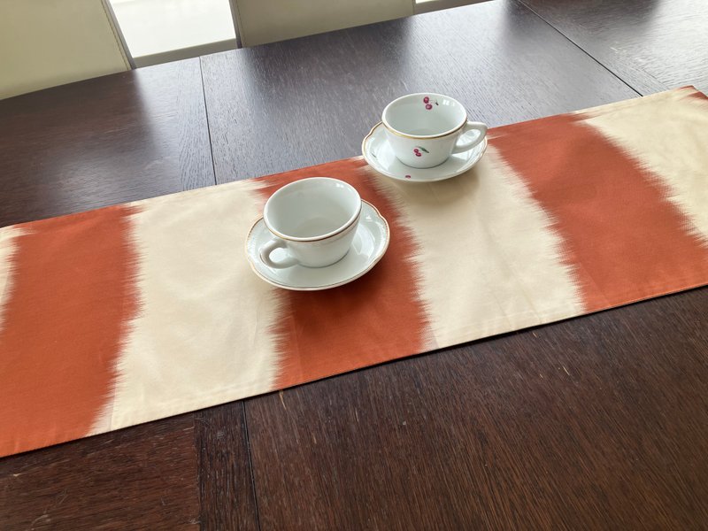 和服带桌中心 TC008 - 餐垫/桌巾 - 丝．绢 咖啡色