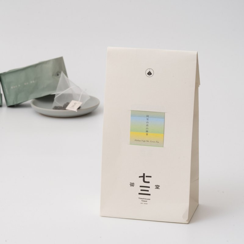 七三茶堂 立体茶包丨阿里山高山绿茶 24入–生活袋 - 茶 - 纸 白色