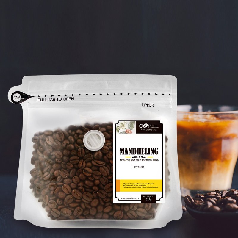 CoFeel凯飞 黄金曼特宁│中深焙│咖啡豆│半磅│一磅 - 咖啡 - 其他材质 咖啡色