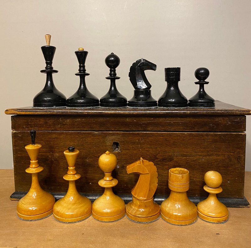 瓦尔代国际象棋棋盘 1962 - 桌游/玩具 - 木头 