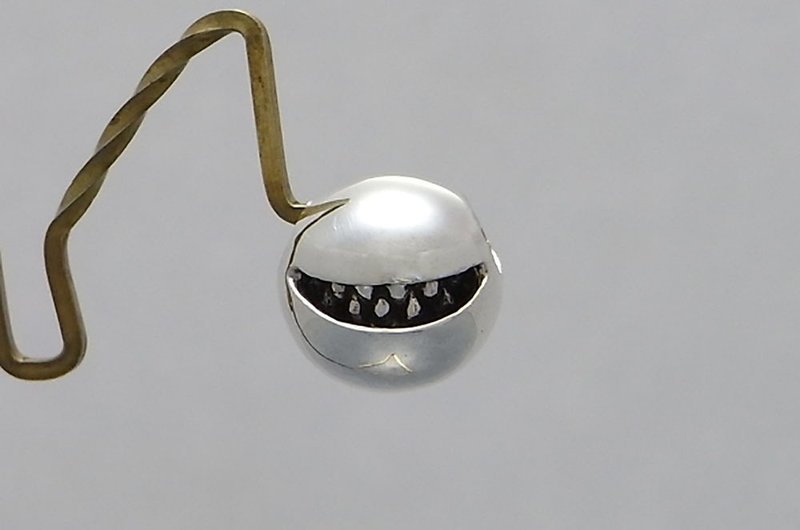 smile ball S_P【typeB】 (s_m-P.07B)【チェーン別販売】 - 项链 - 纯银 银色