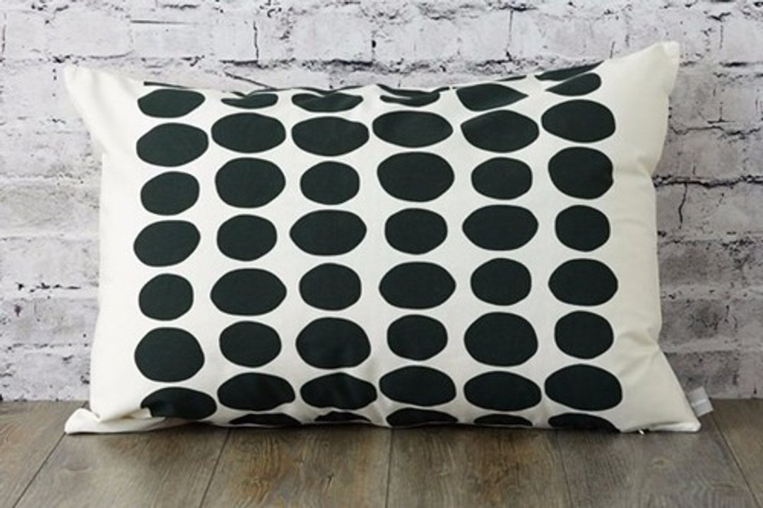 Pillowcase Bedding 63 × 43cm Blackstone Dot Scandinavian Design jubileemkr036ym - 摆饰 - 棉 