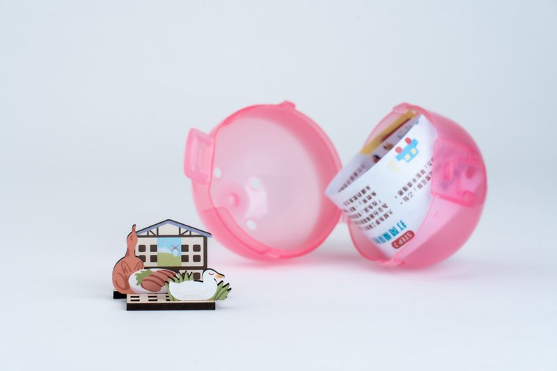 OPEN City-玩转宜兰扭蛋-第二弹-博士鸭观光工厂 - 摆饰 - 木头 