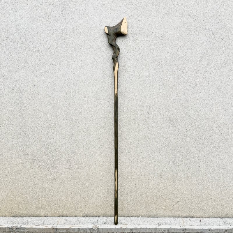 我制杖　法杖　凡德瓦尔　绿檀制 魔杖　魔法长杖 Magic staff - 摆饰 - 木头 绿色