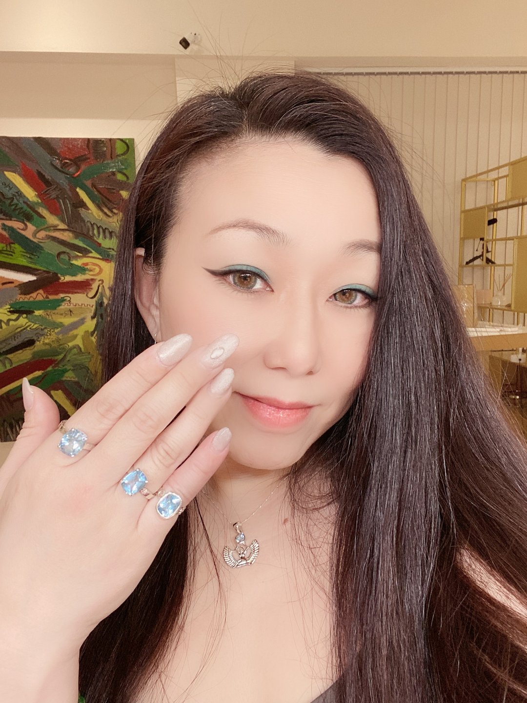 蓝拓帕精灵戒 - 戒指 - 纯银 多色