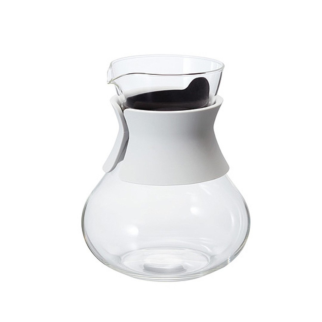 HARIO 白色滤泡茶壶/TDC-50-PGR - 茶具/茶杯 - 玻璃 透明