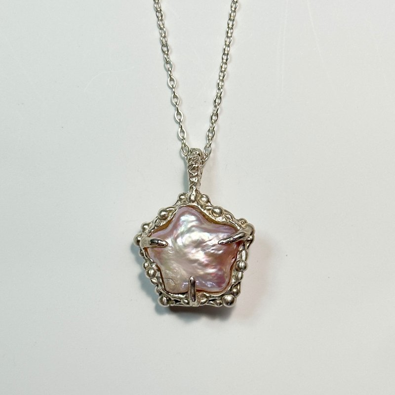 群星点点 - 星星I - 项链 - 纯银 银色