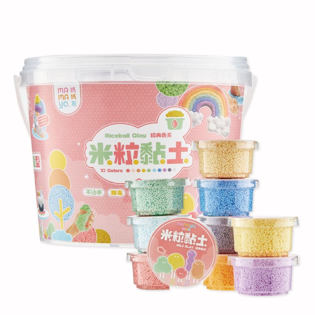 mamayo 米粒黏土十色组(台湾制 不会干3D立体造型黏土) - 玩具/玩偶 - 硅胶 